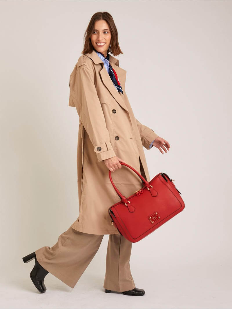 Cartera Roja Aurora