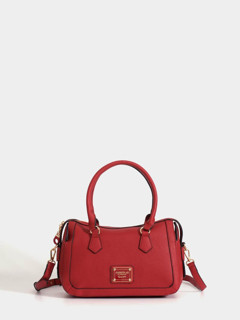 Cartera mediana roja Aurora