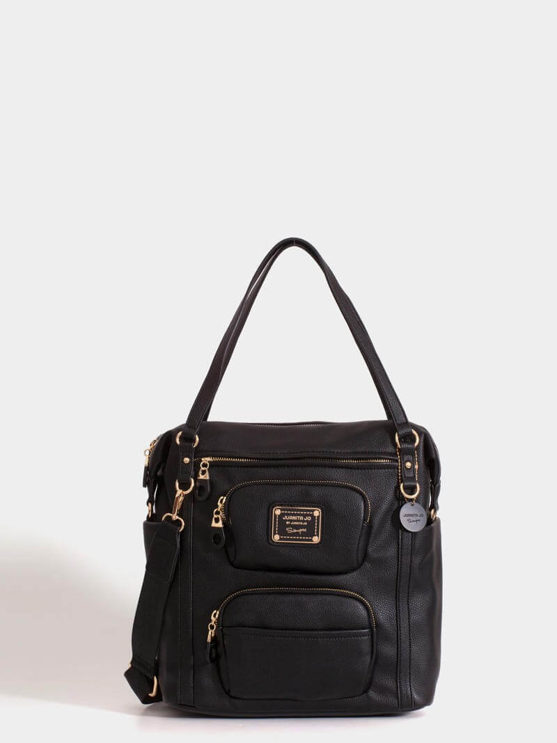 Shopping bag negra Úrsula