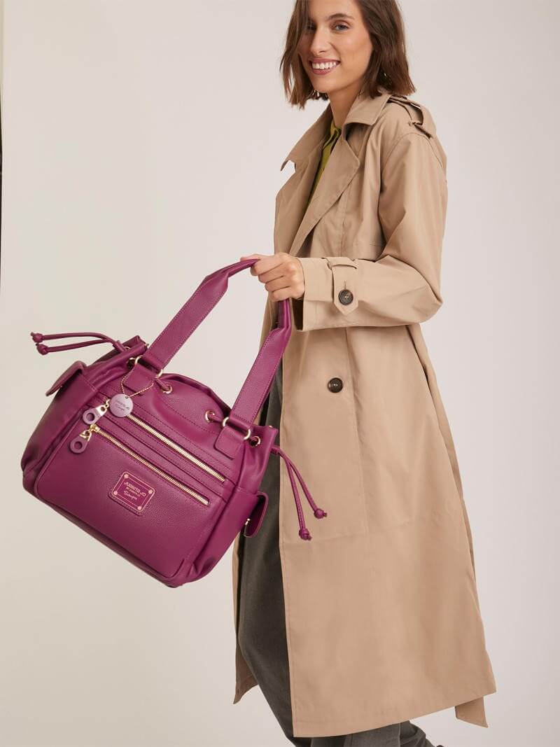 Cartera berenjena Amparo