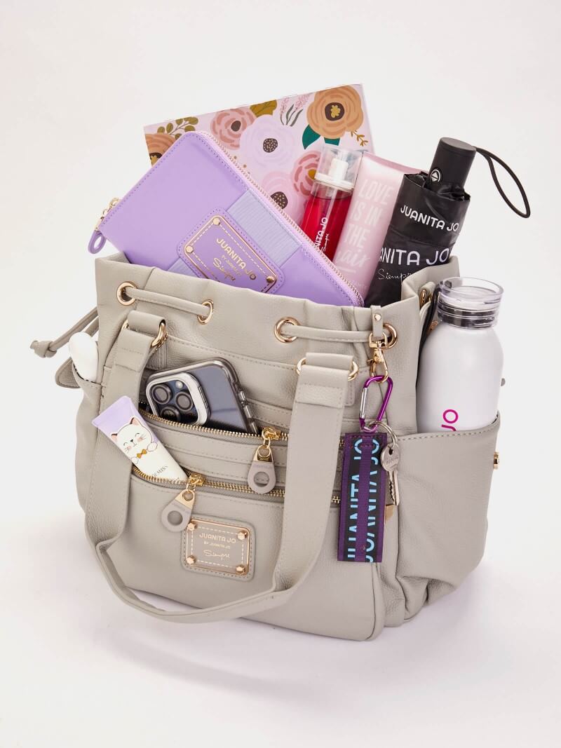 Cartera gris Amparo