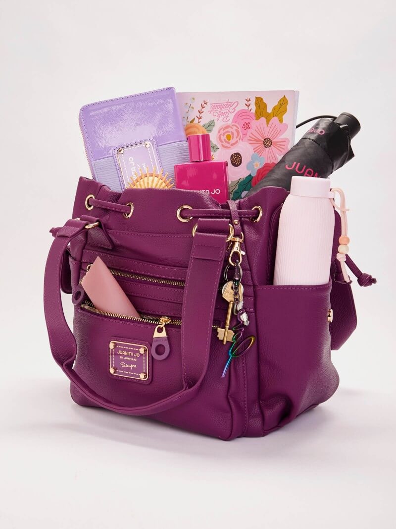Cartera berenjena Amparo