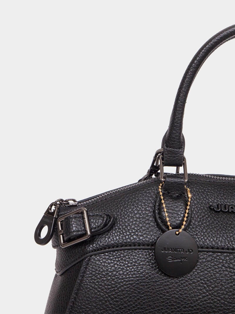 Cartera de mano negra Dallas