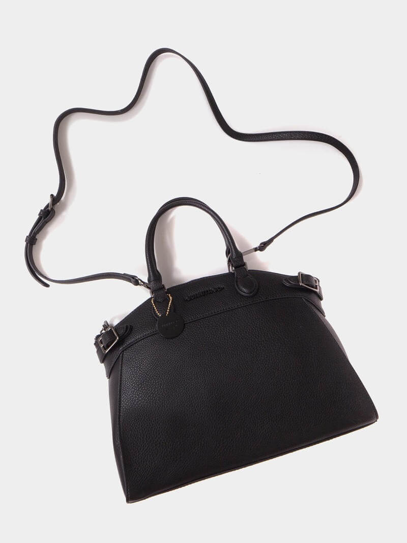 Cartera de mano negra Dallas