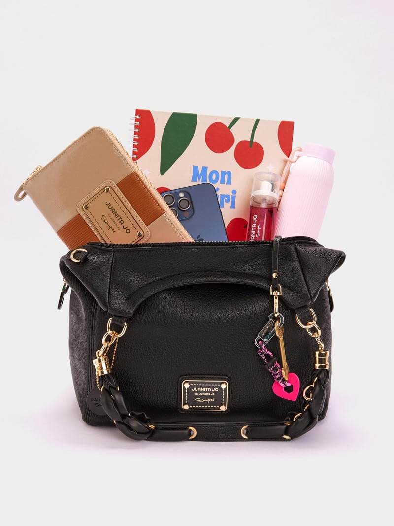 Cartera negra Agos