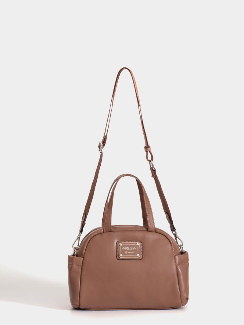 Cartera de mano marrón Turín