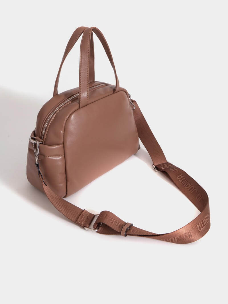Cartera de mano marrón Turín