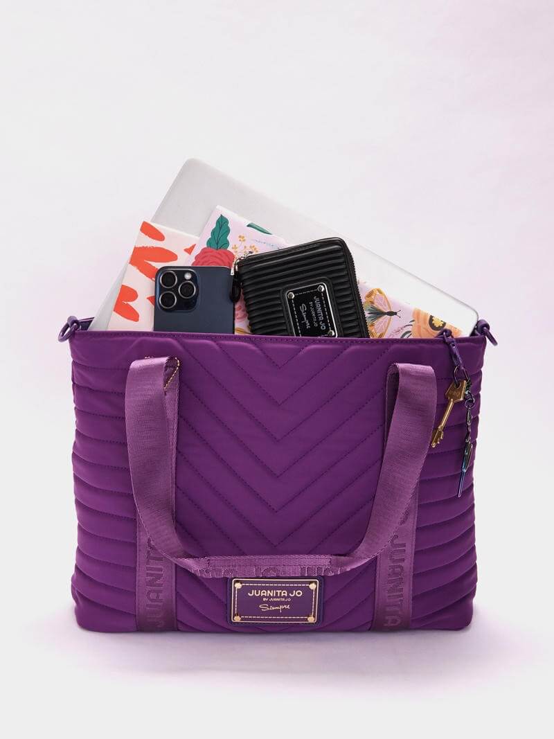 Cartera violeta Ivy