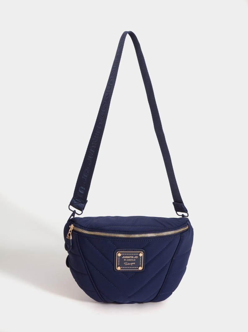 Bandolera y riñonera azul Ivy