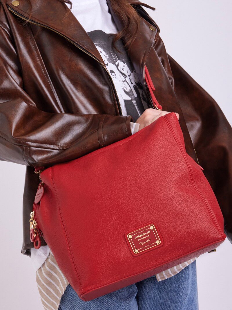 Cartera roja Agos