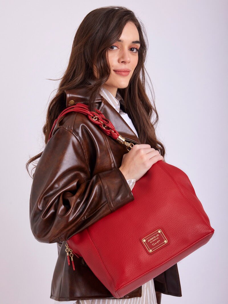 Cartera roja Agos