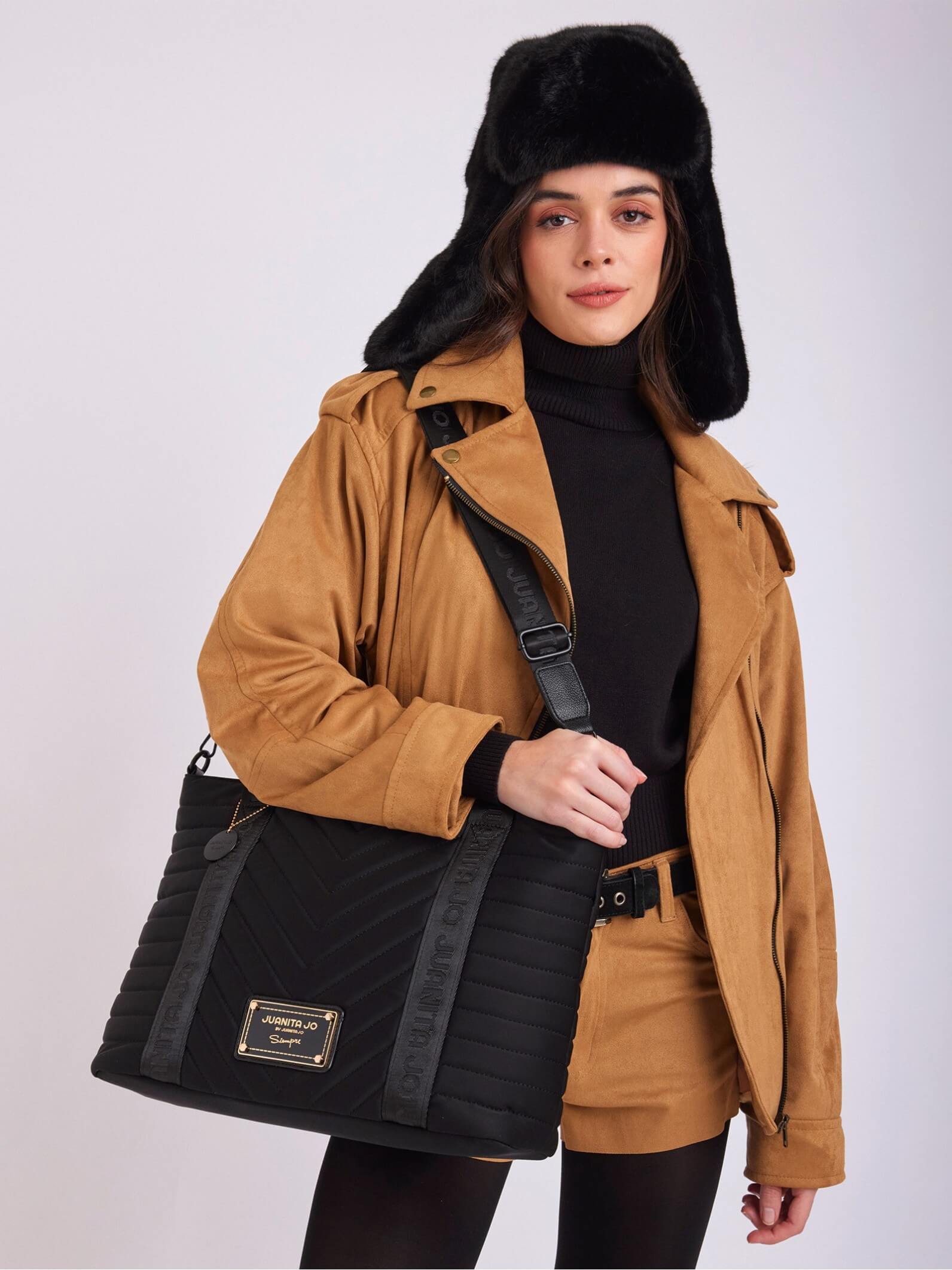 Cartera negra Ivy