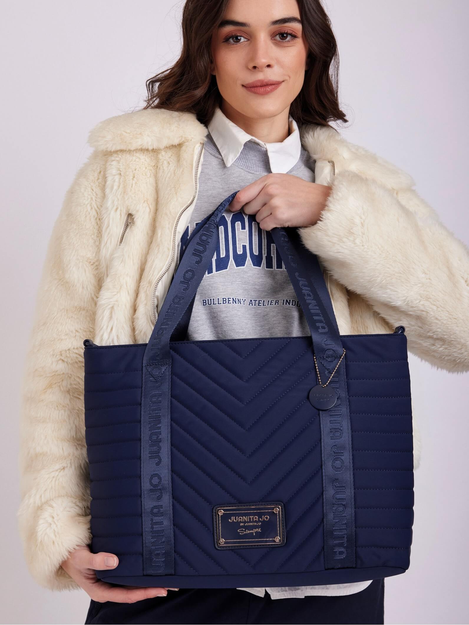 Cartera azul Ivy