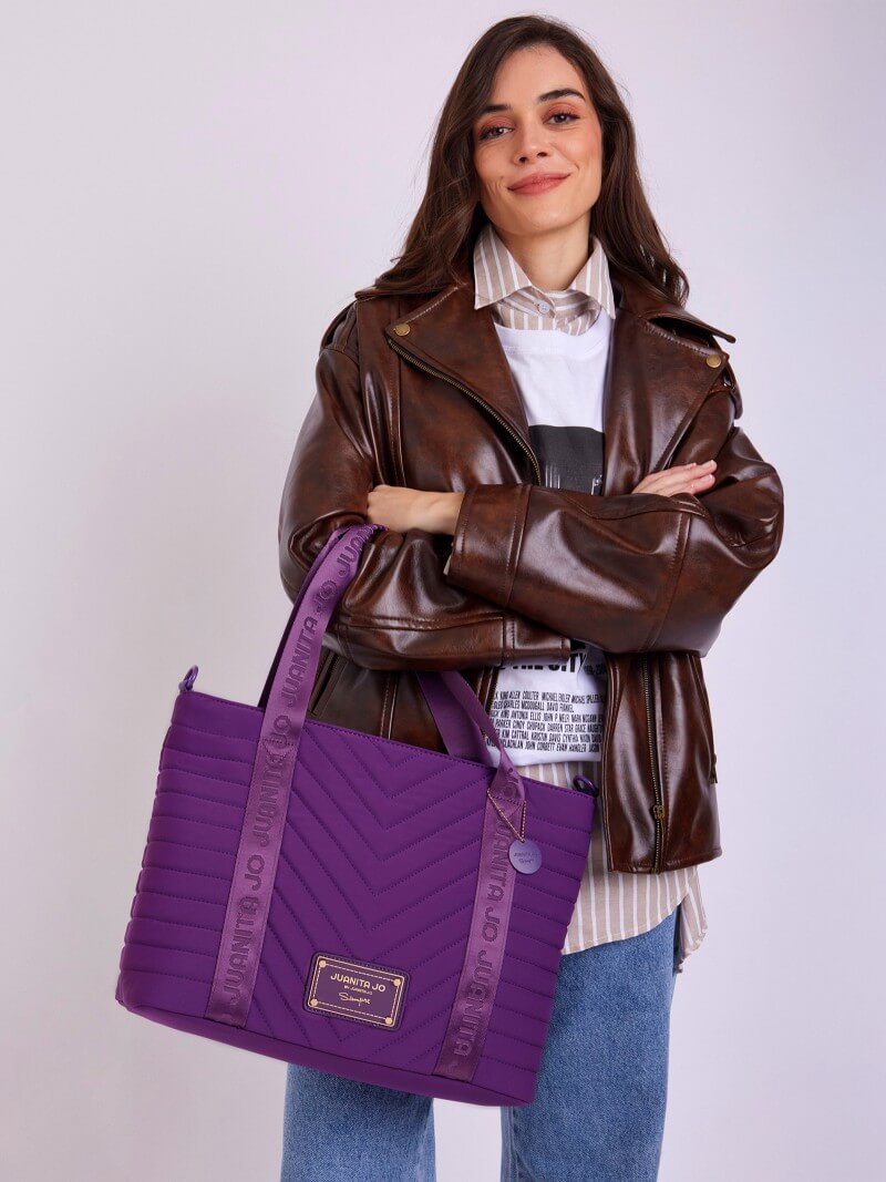 Cartera violeta Ivy