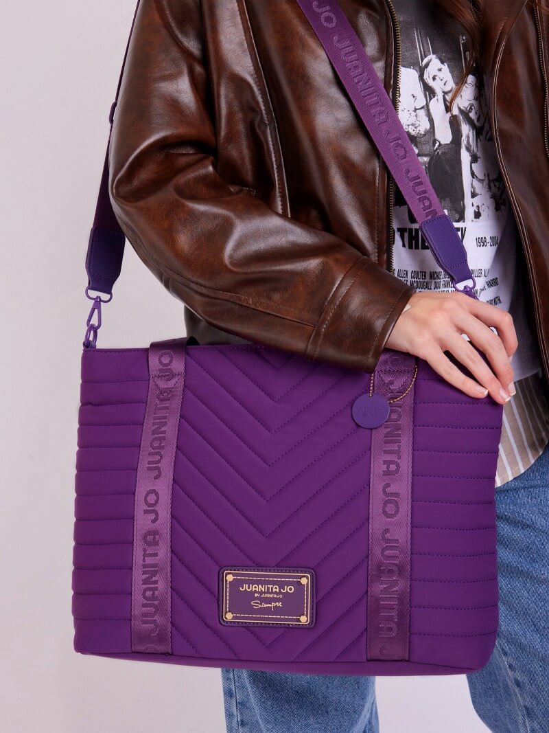 Cartera violeta Ivy