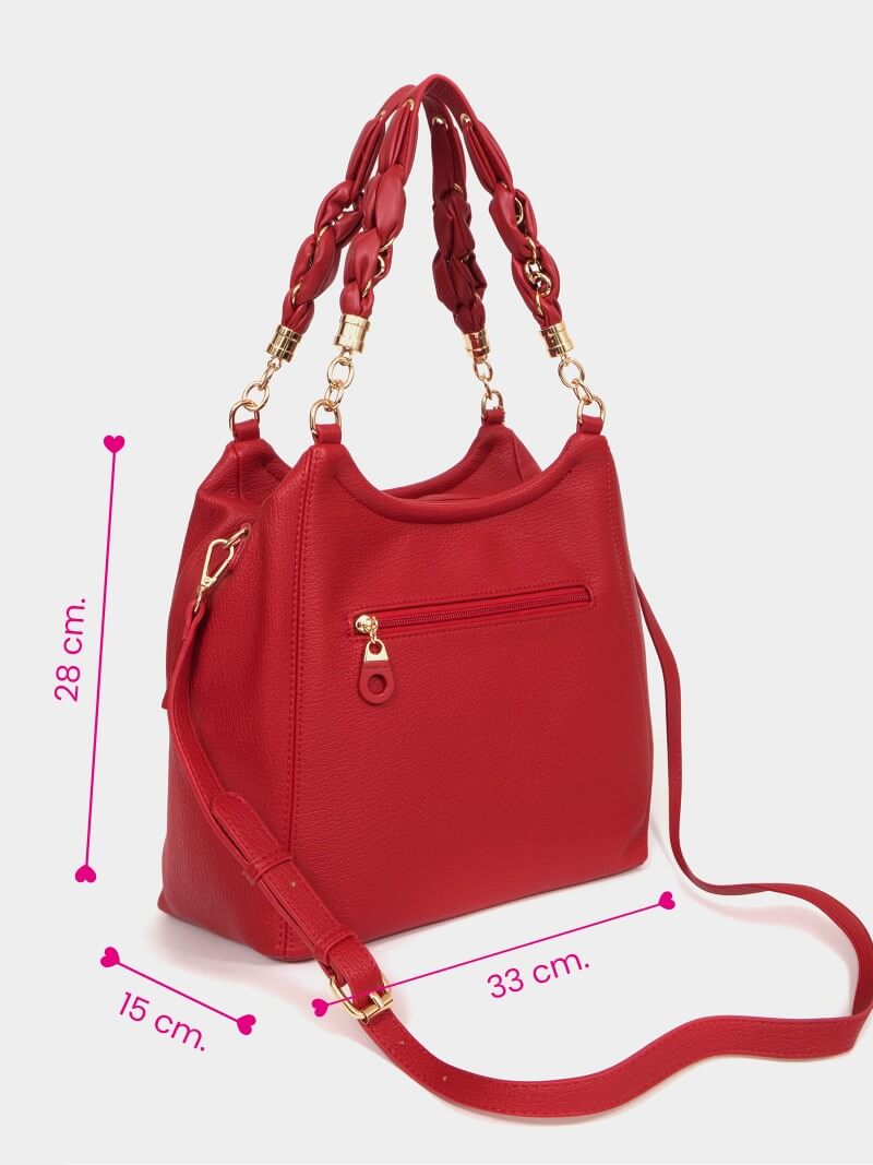 Cartera roja Agos