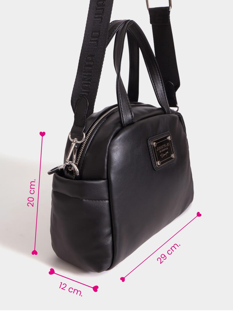 Cartera de mano negra Turín