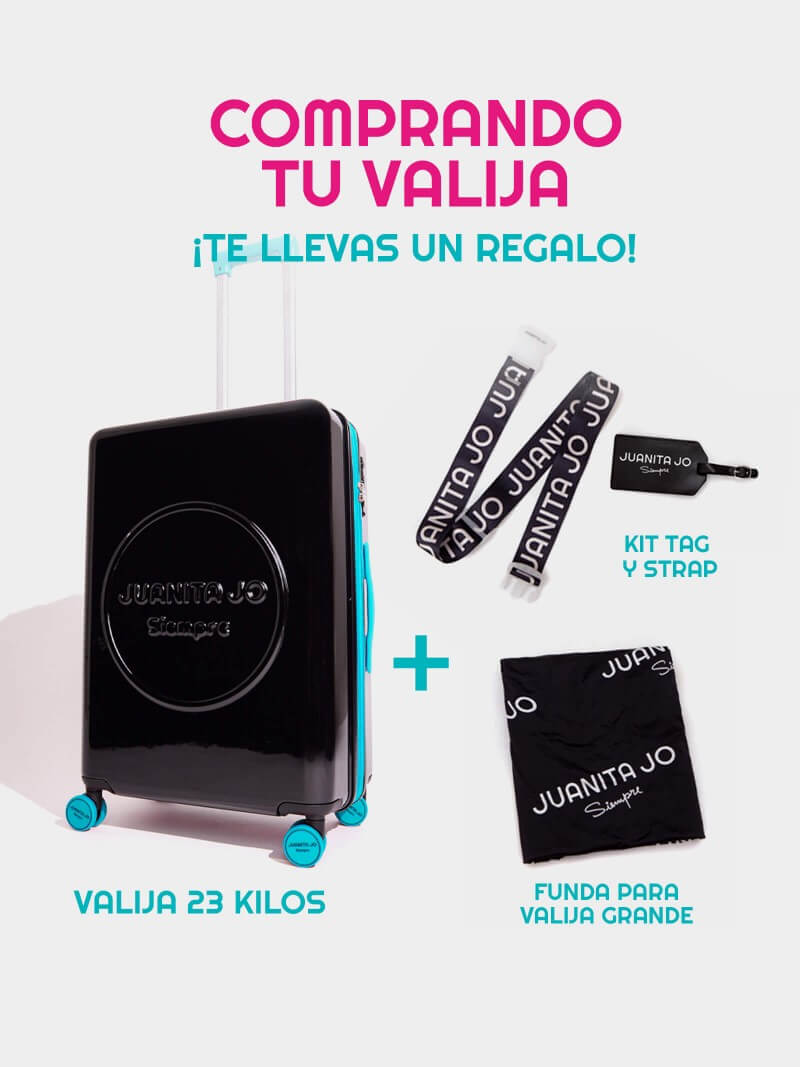 Valija fucsia de 23 kilos