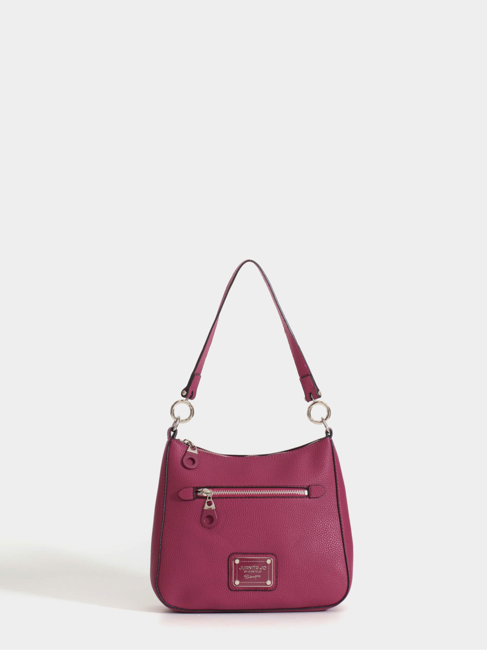 Cartera de hombro bordó Milán