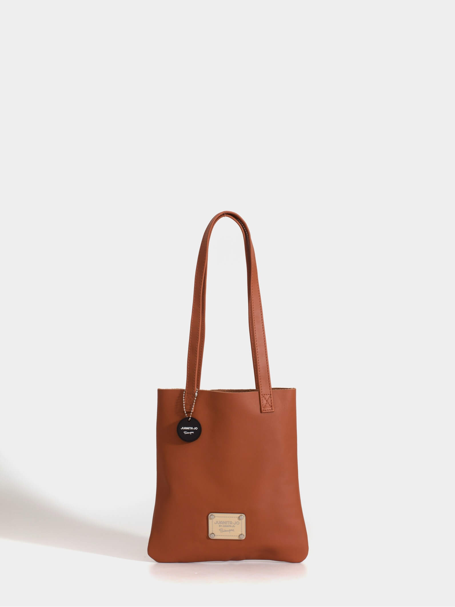 Tote bag de cuero chica suela