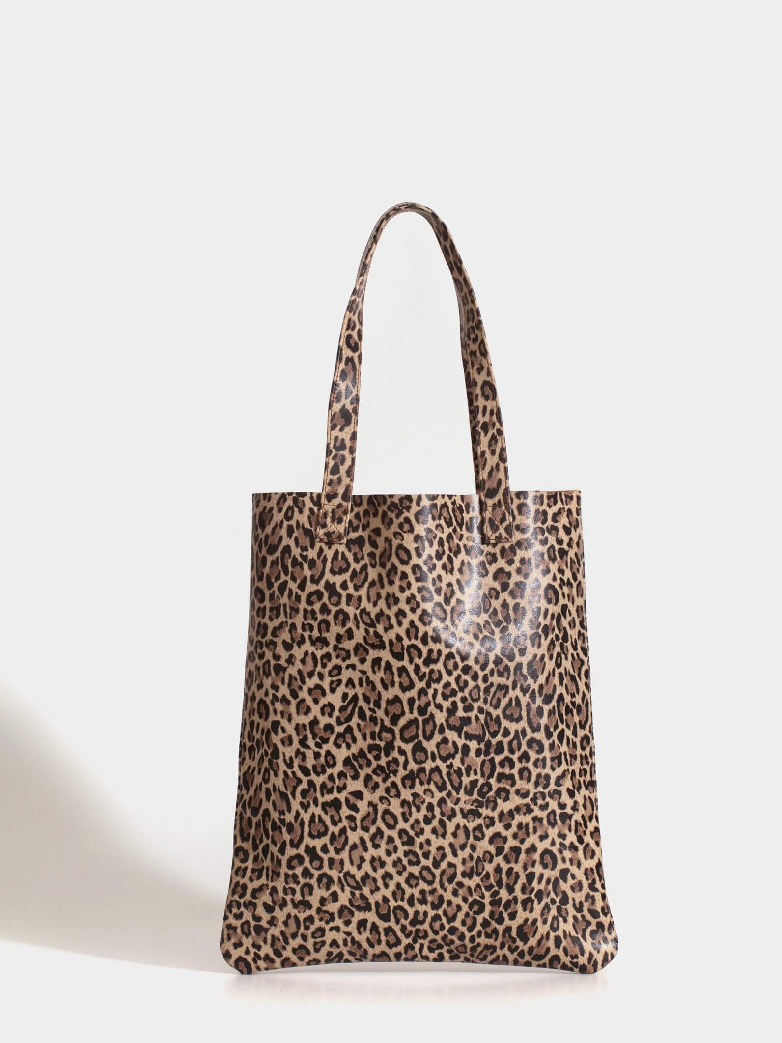 Tote bag de cuero print Génova