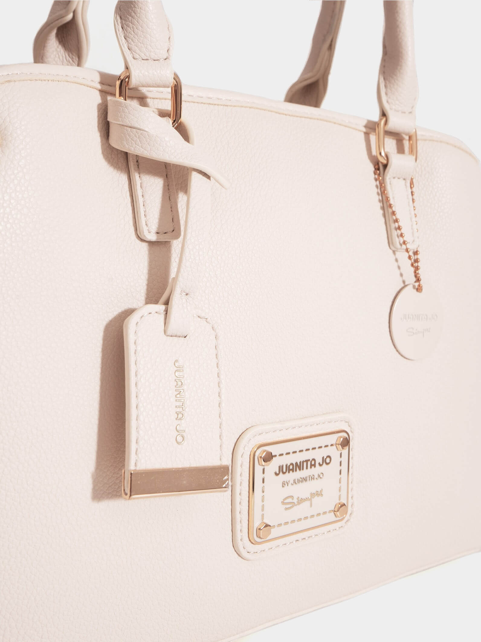 Cartera de mano mediana tiza Venecia