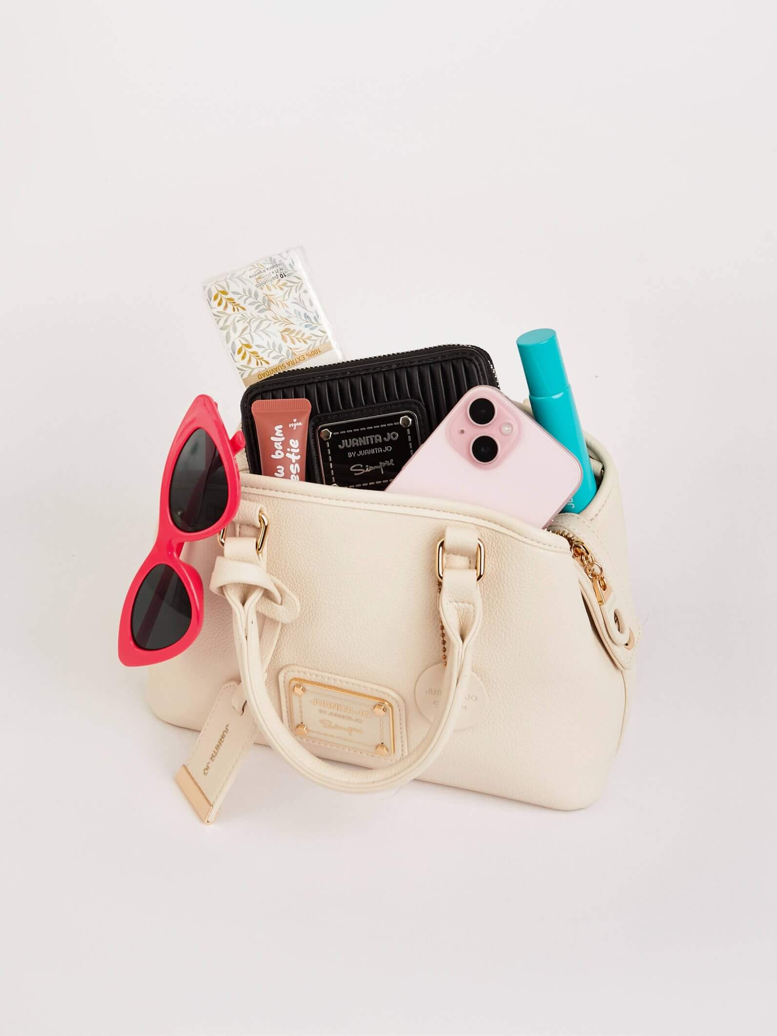 Cartera de mano pequeña tiza Venecia
