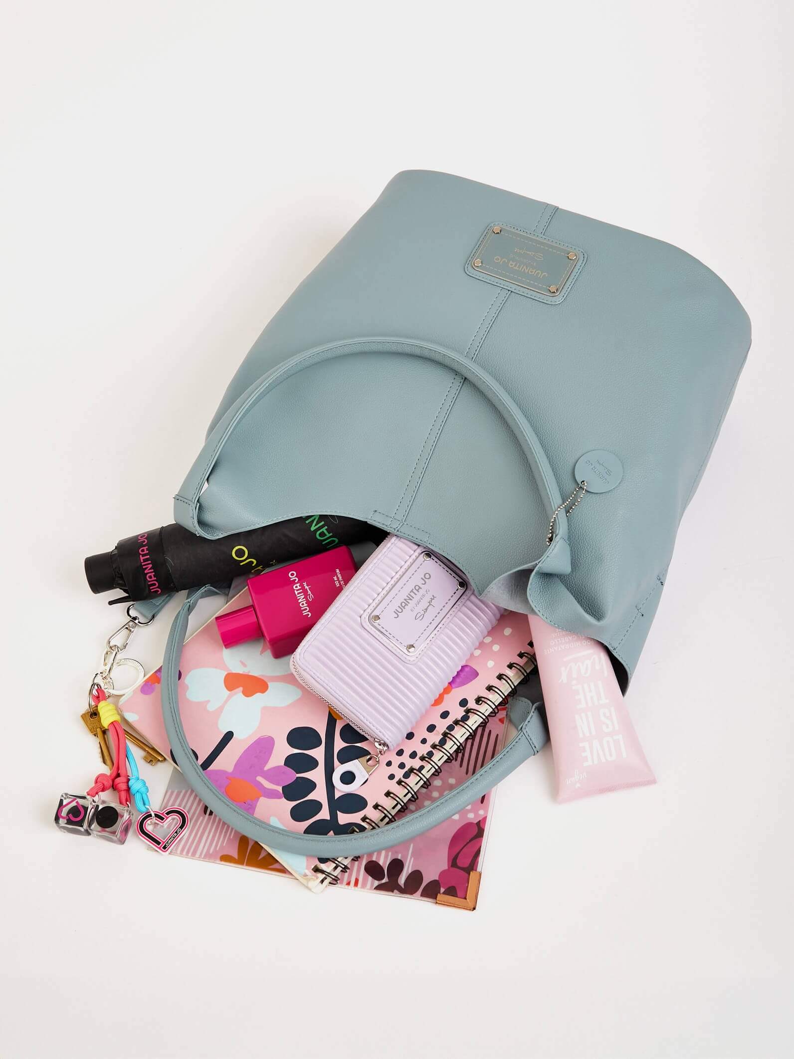 Cartera celeste Málaga
