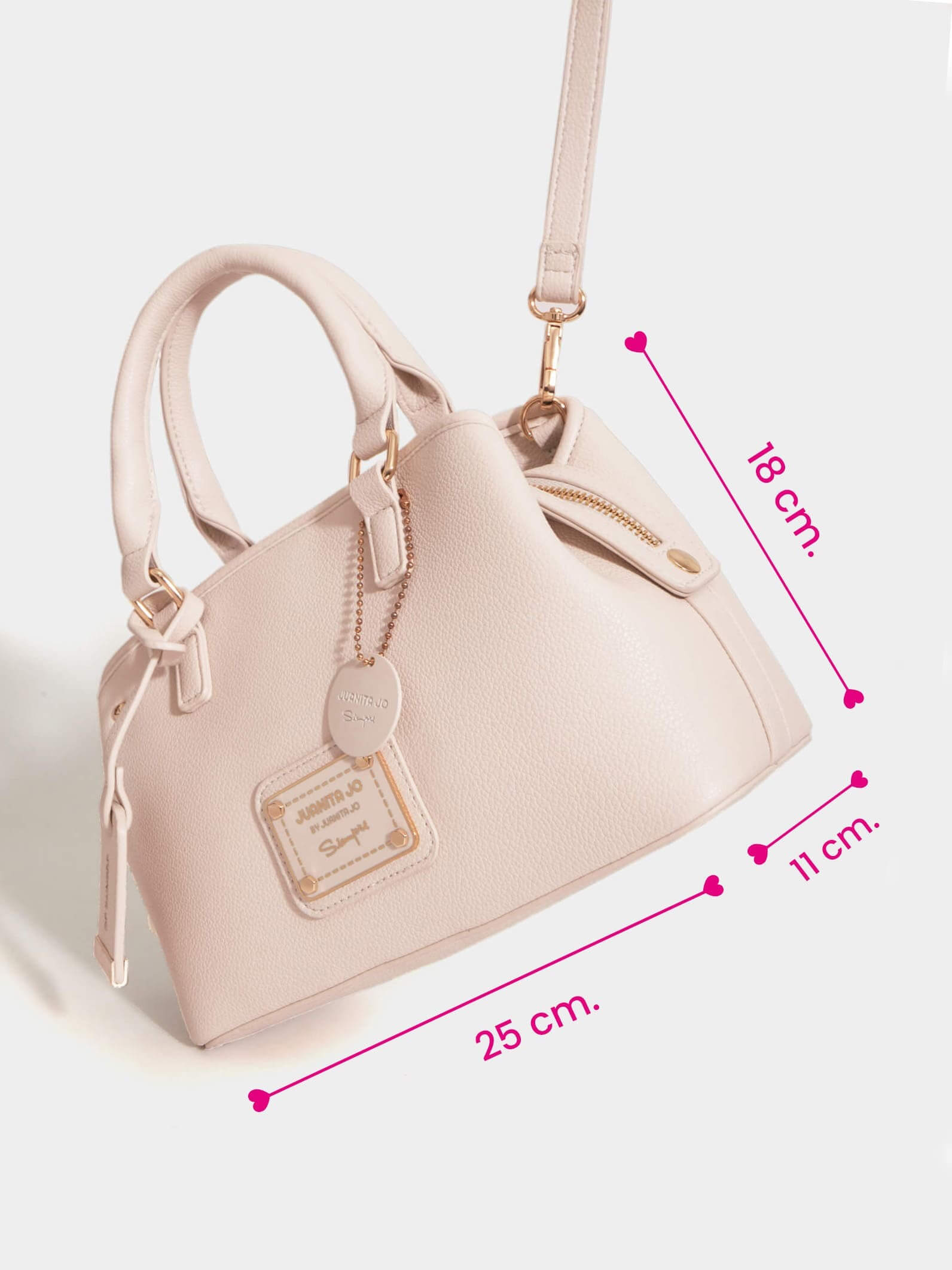 Cartera de mano pequeña tiza Venecia