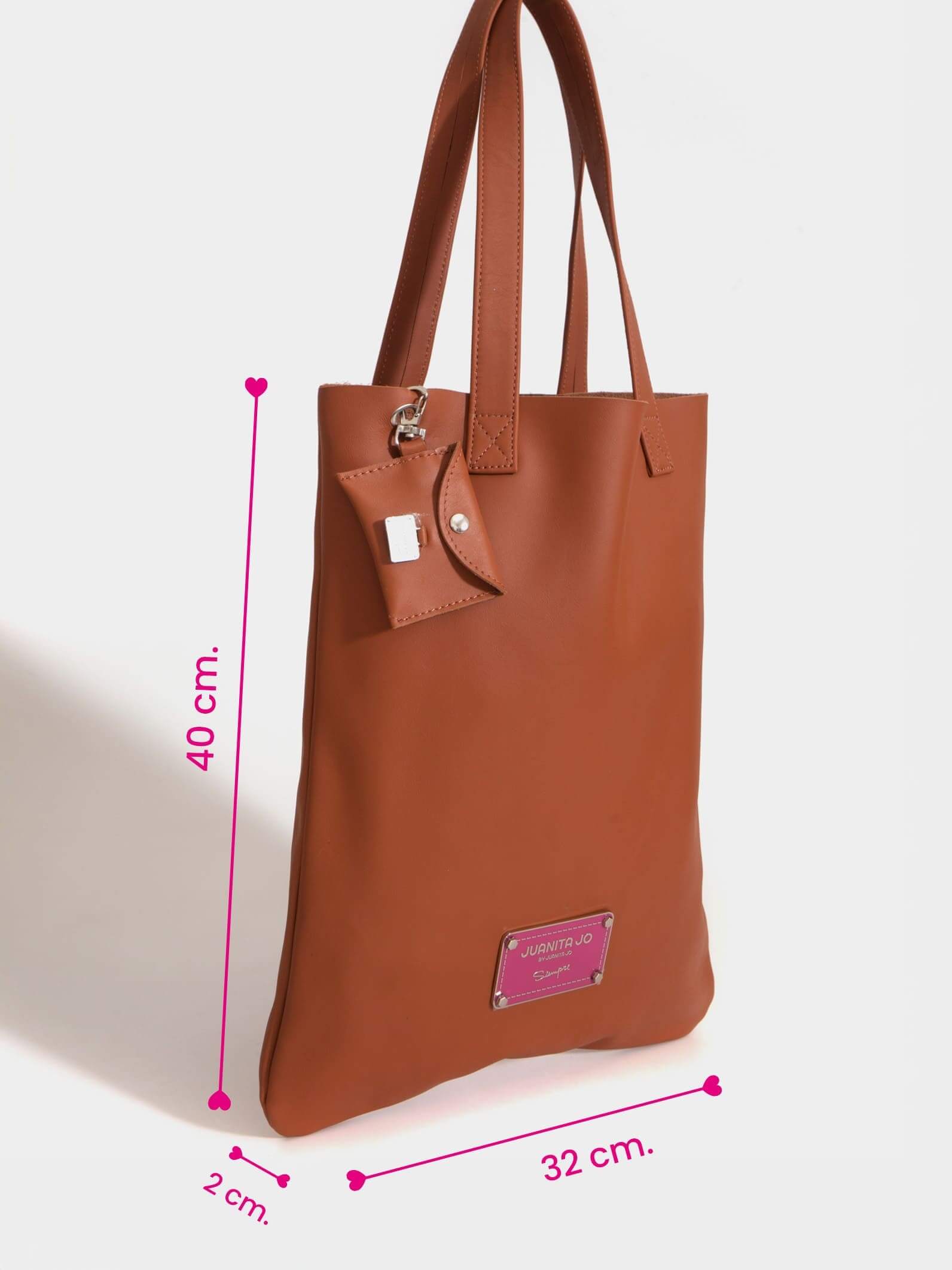 Tote bag de cuero suela Génova