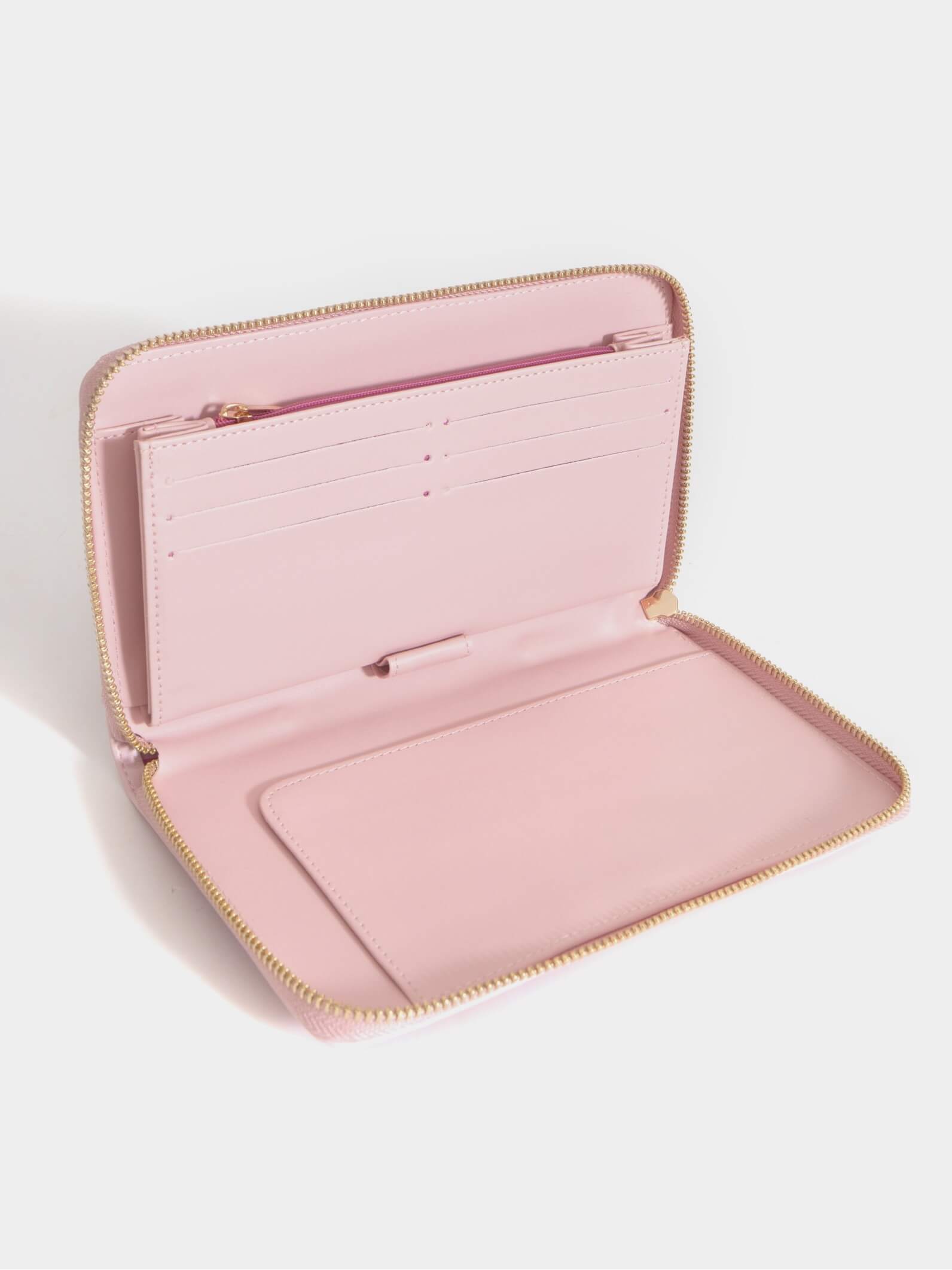 Billetera clásica rosa