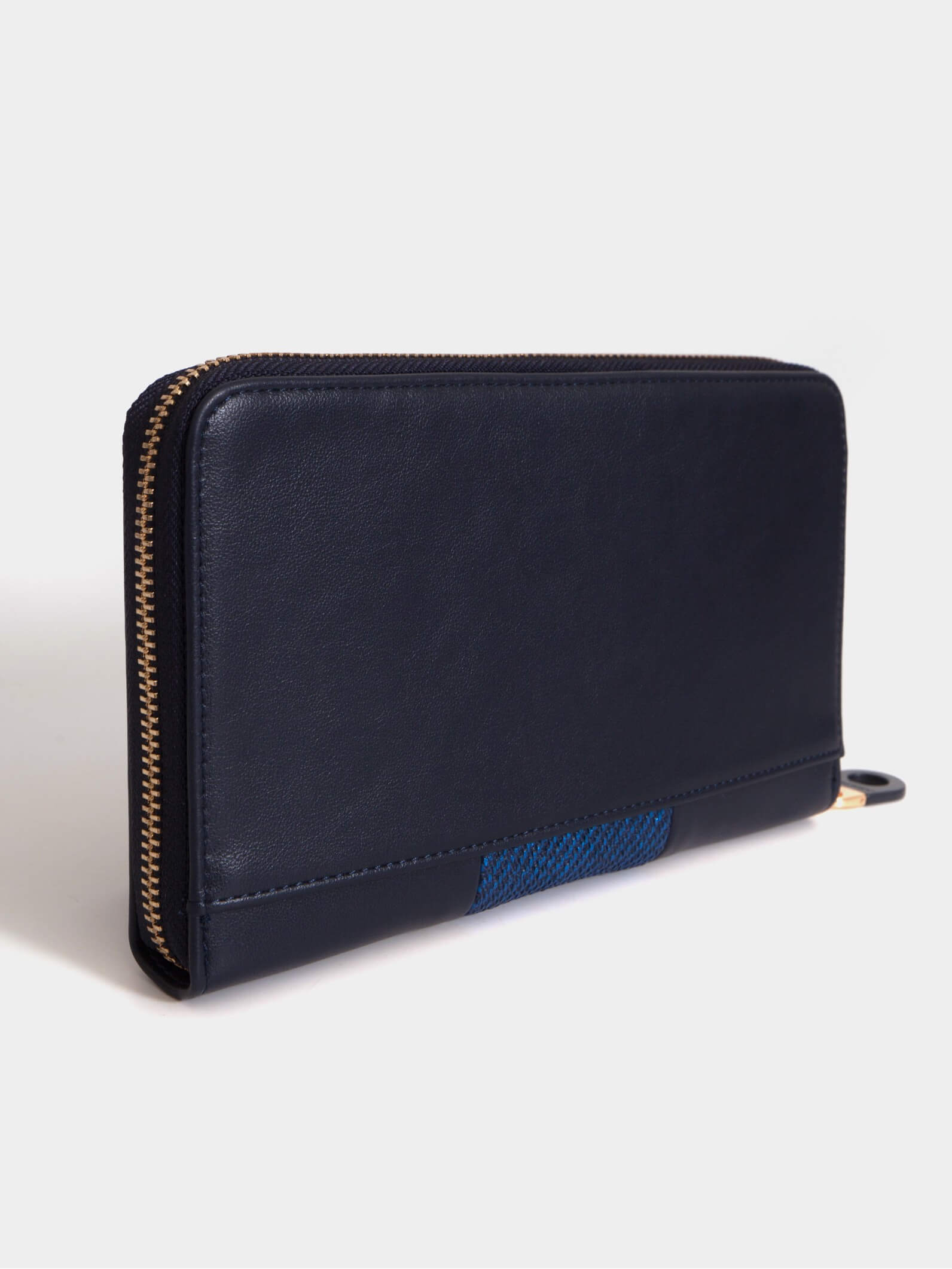 Billetera clásica azul