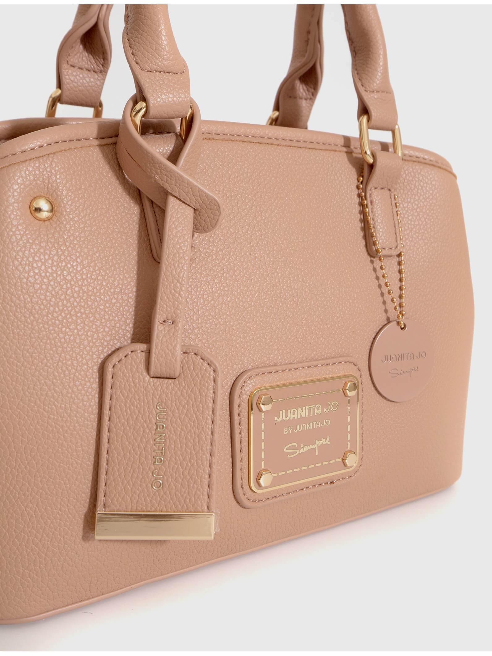Cartera de mano pequeña nude Venecia