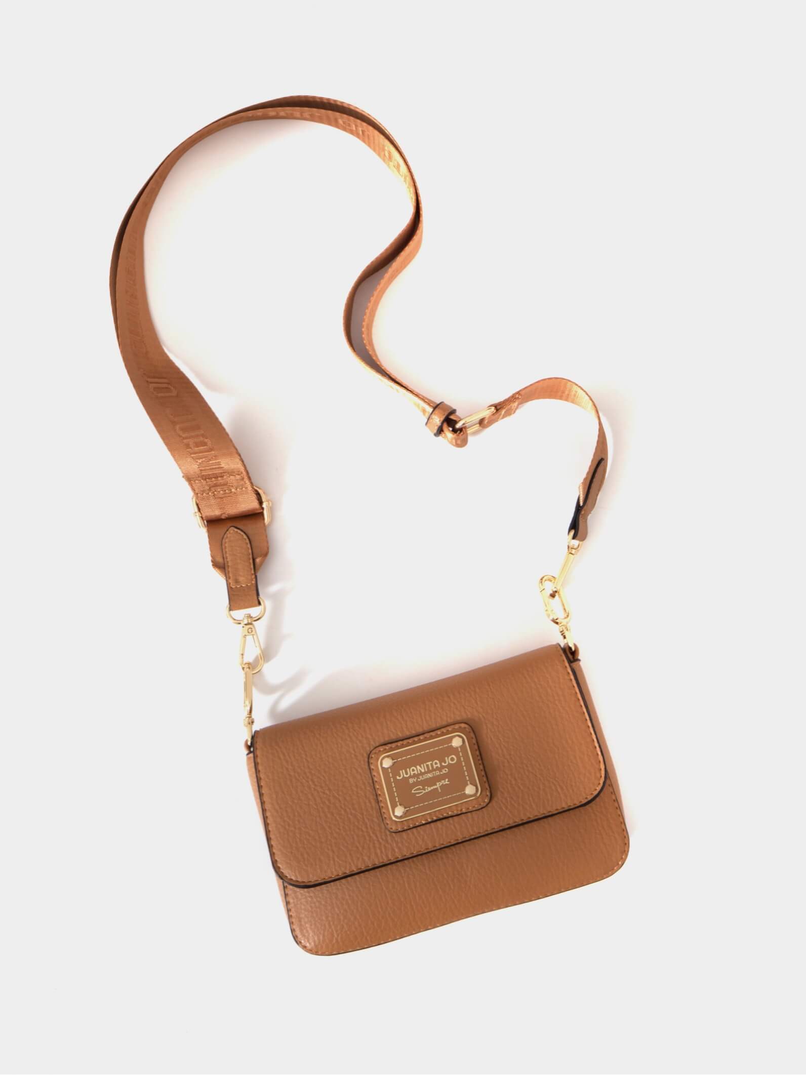 Bandolera 2 en 1 camel Lara