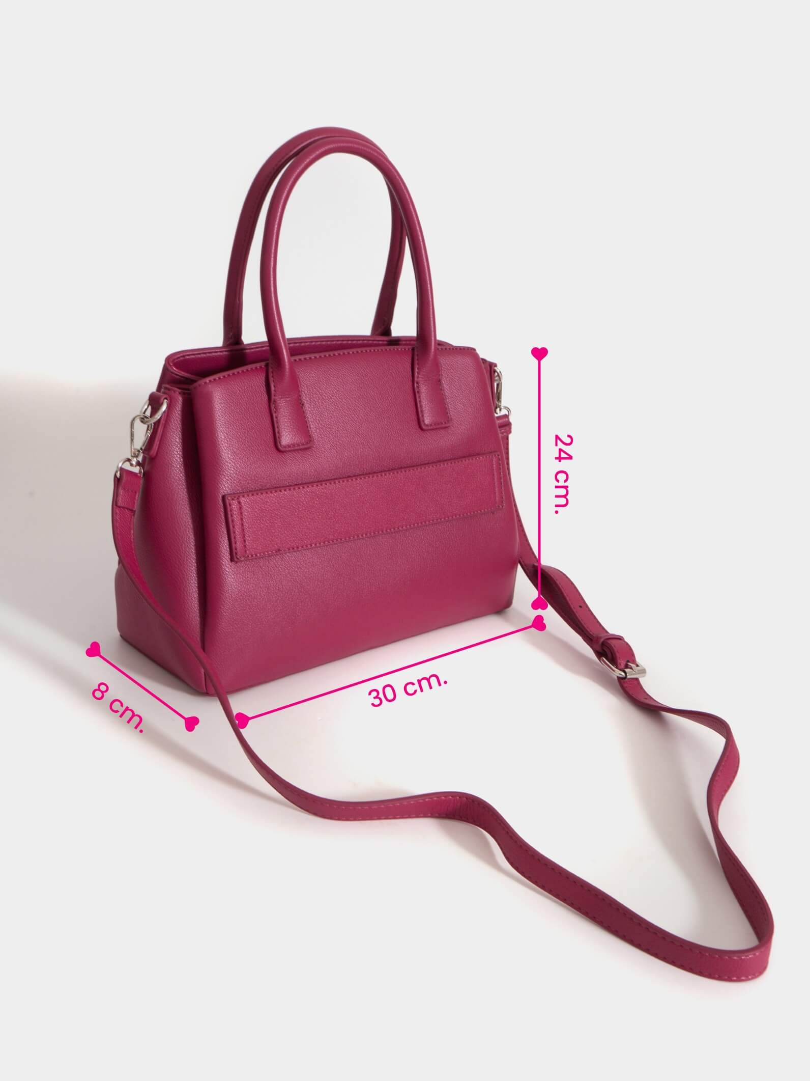 Cartera de mano cherry Ana