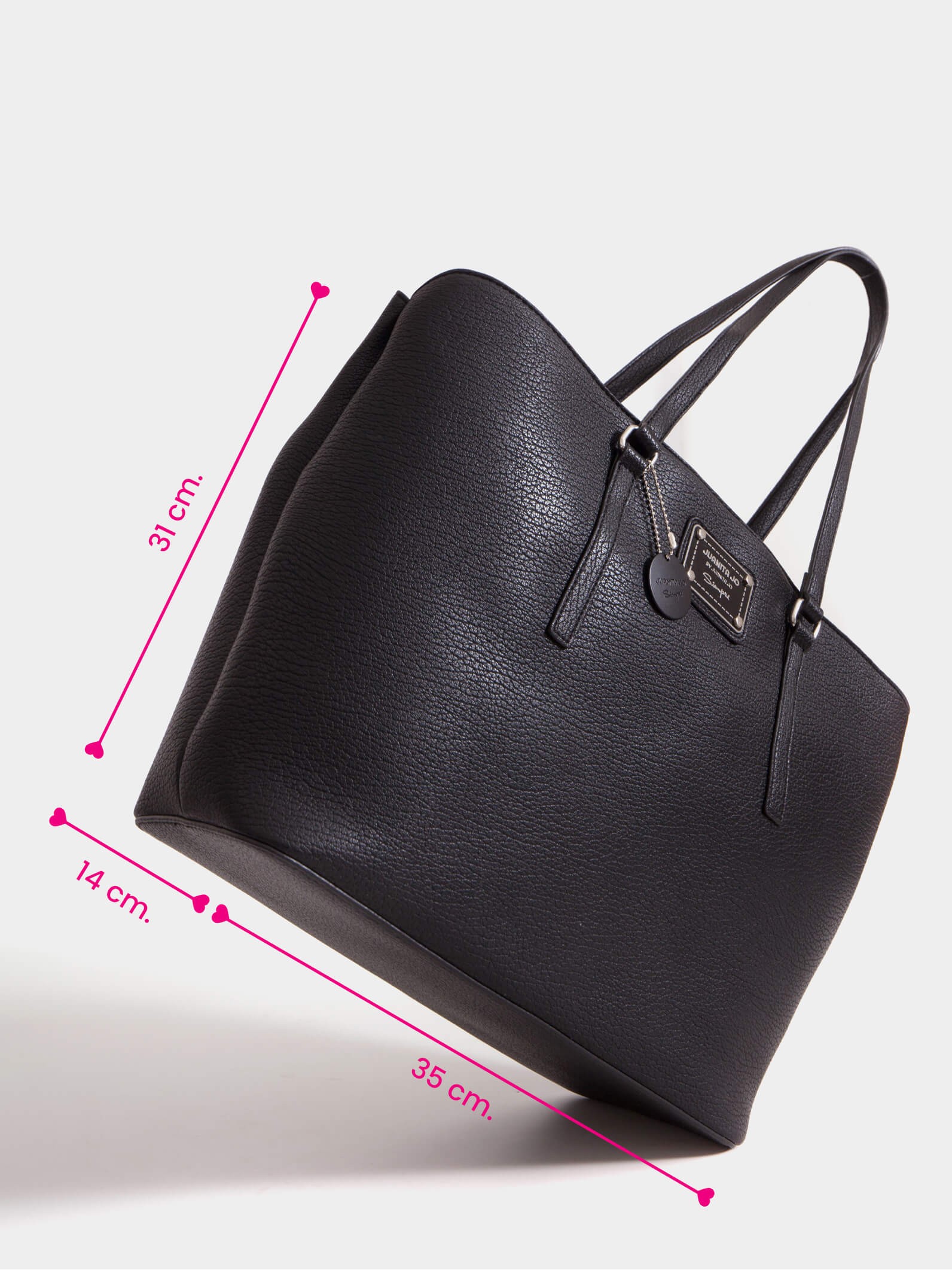 Cartera grande negra Julieta