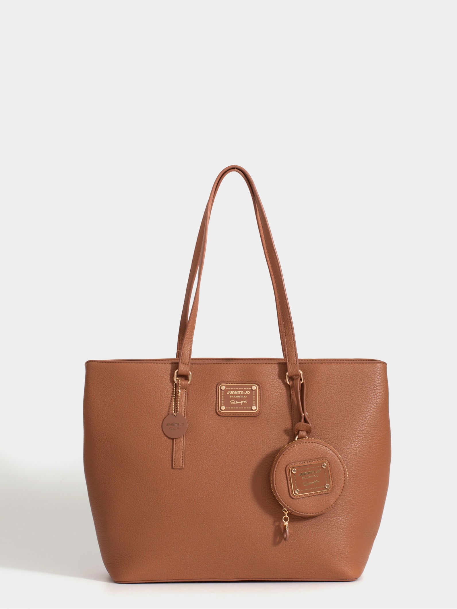 Cartera grande camel Julieta