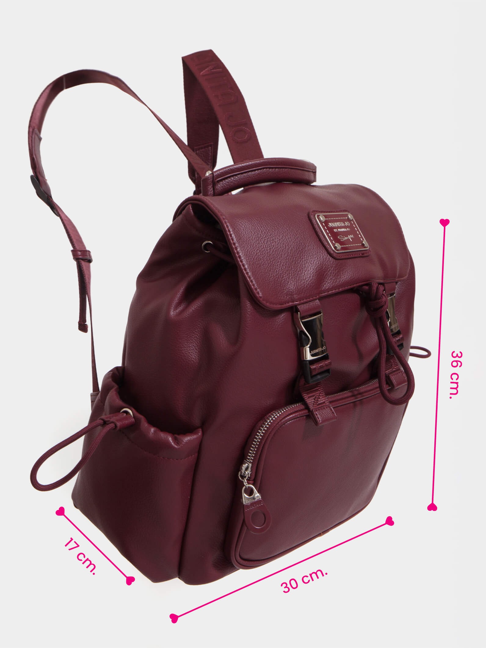 Mochila bordó Hadar