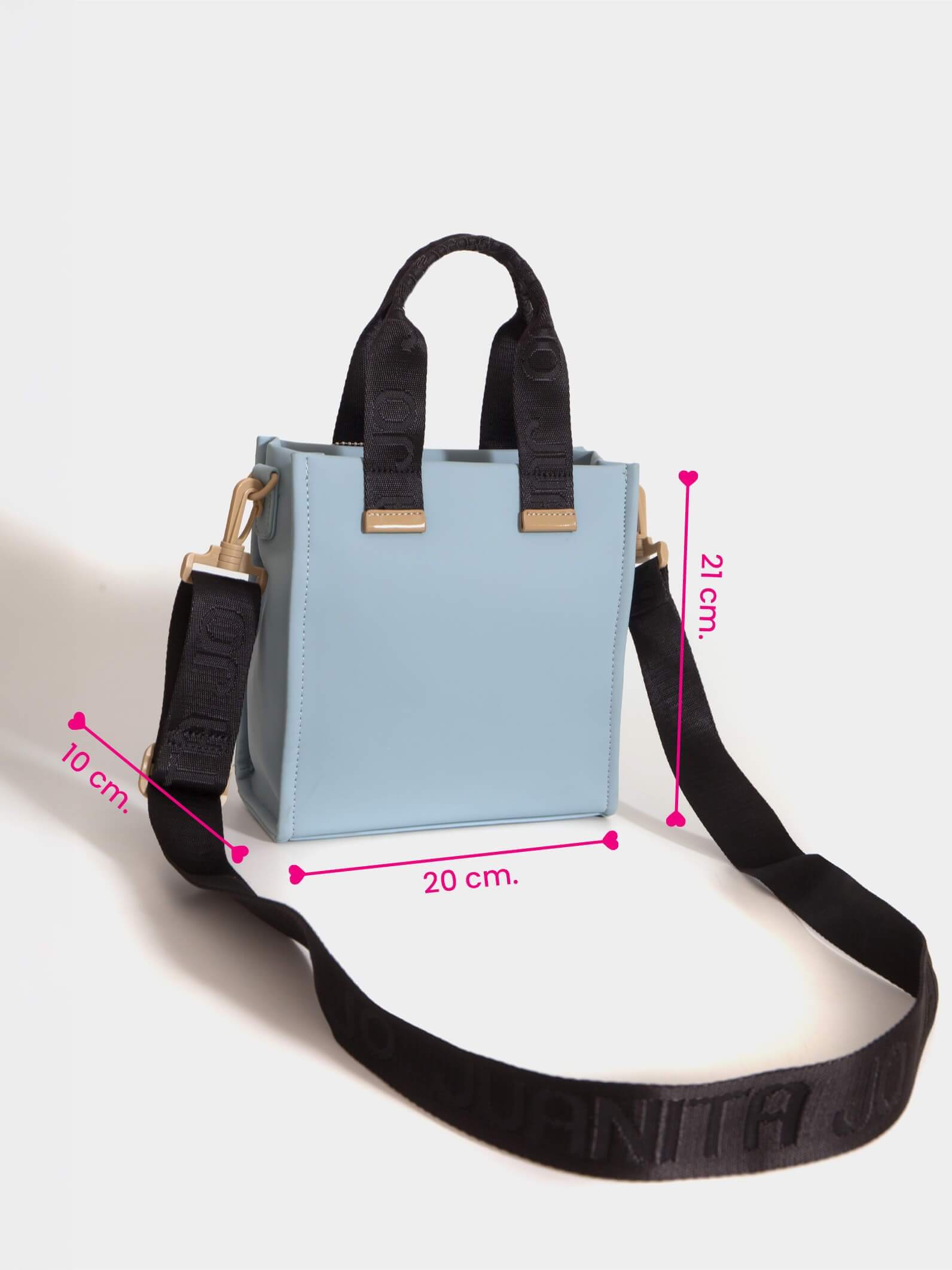 Cartera celeste chica Helena