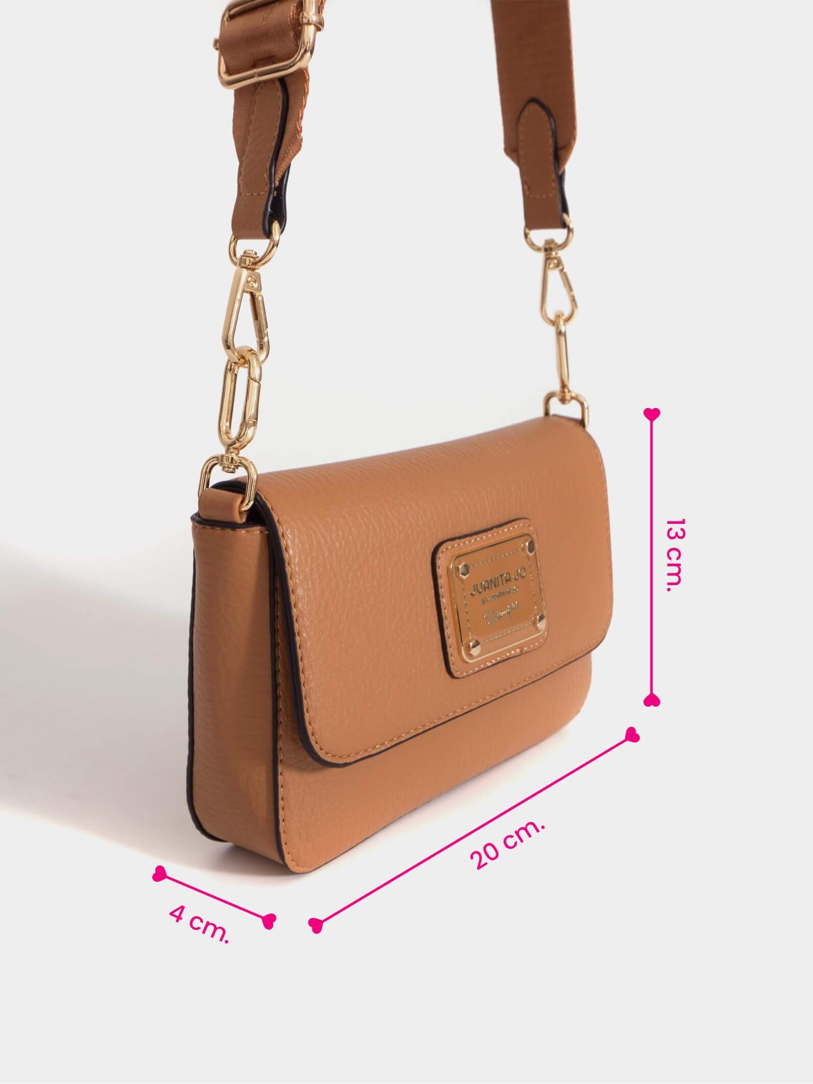 Bandolera 2 en 1 camel Lara