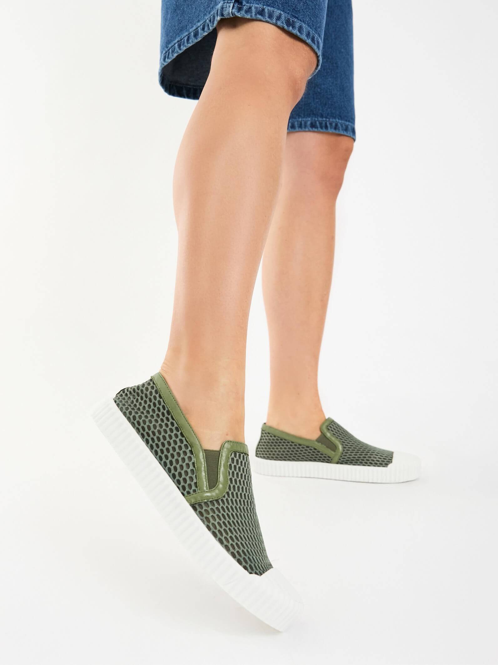 Zapatillas Slip-on verde Filippa