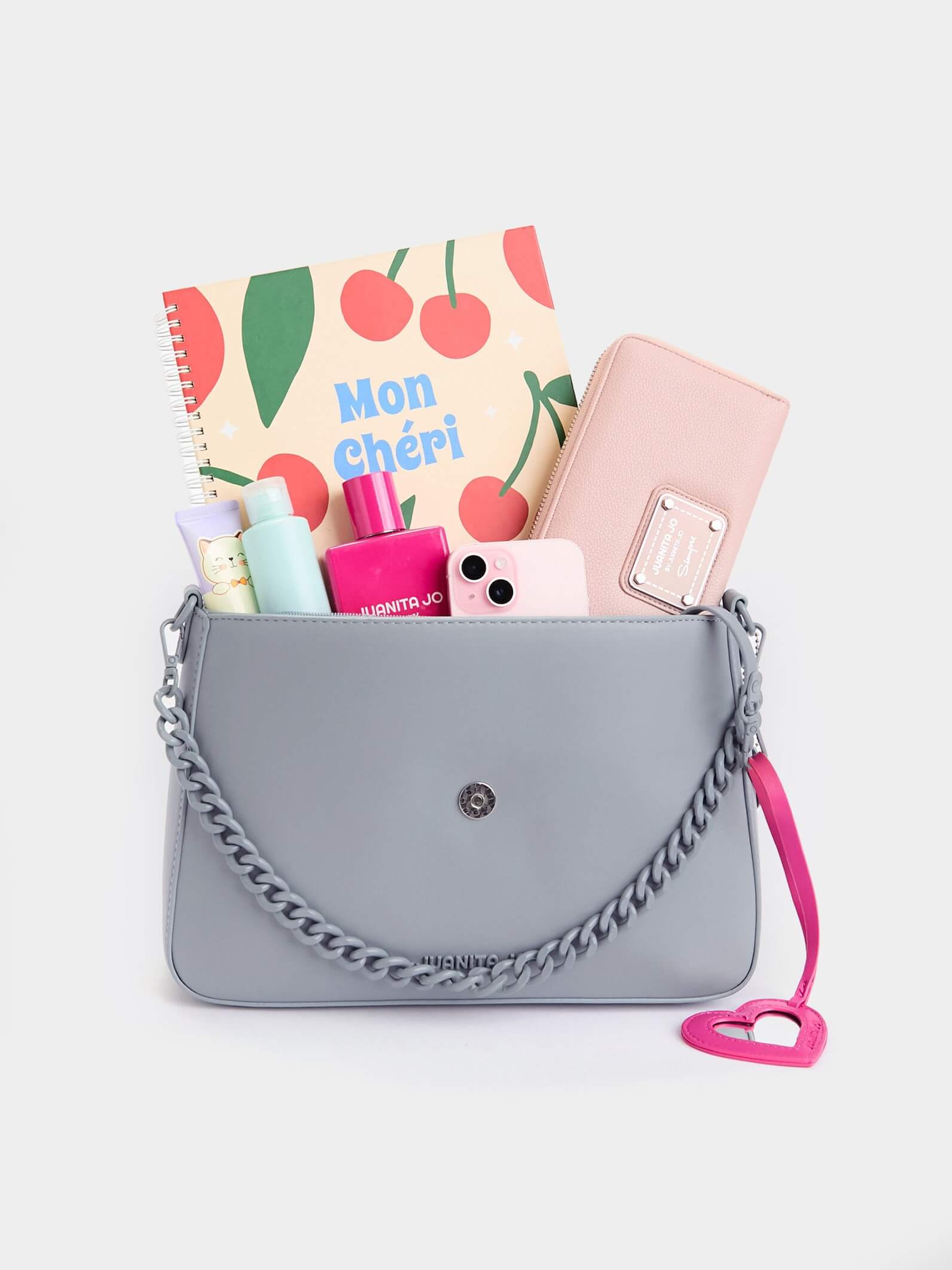 Cartera celeste Amanda