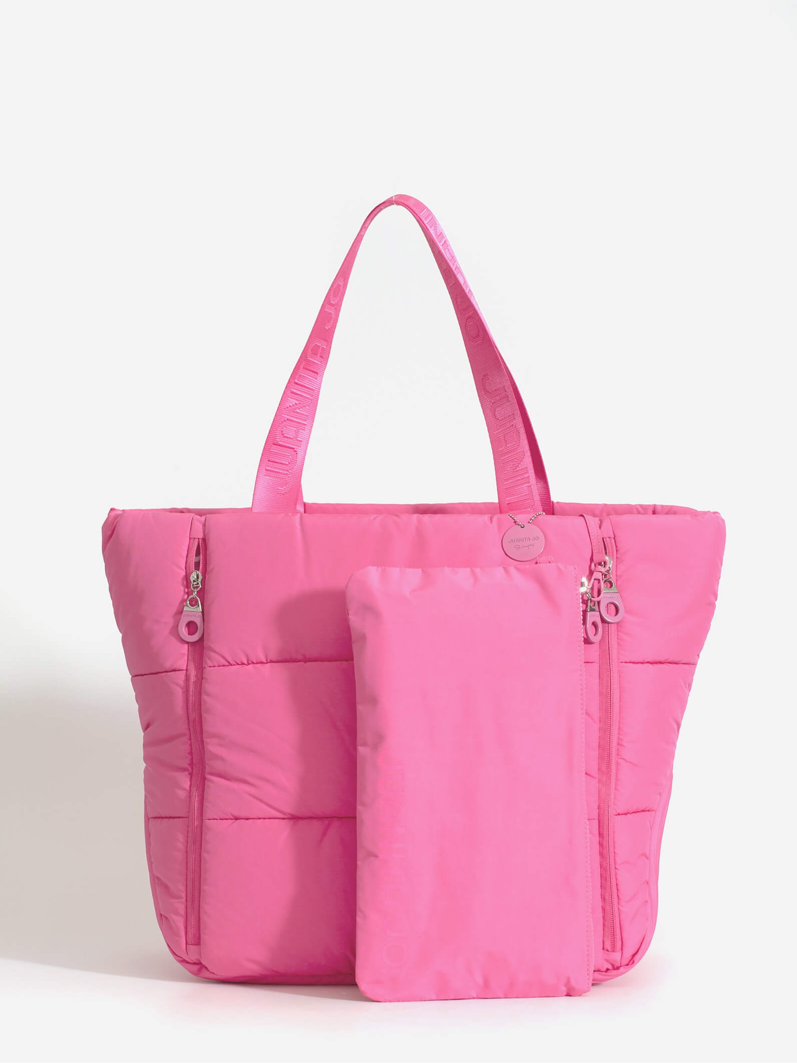 Cartera Puffer Fucsia Caro
