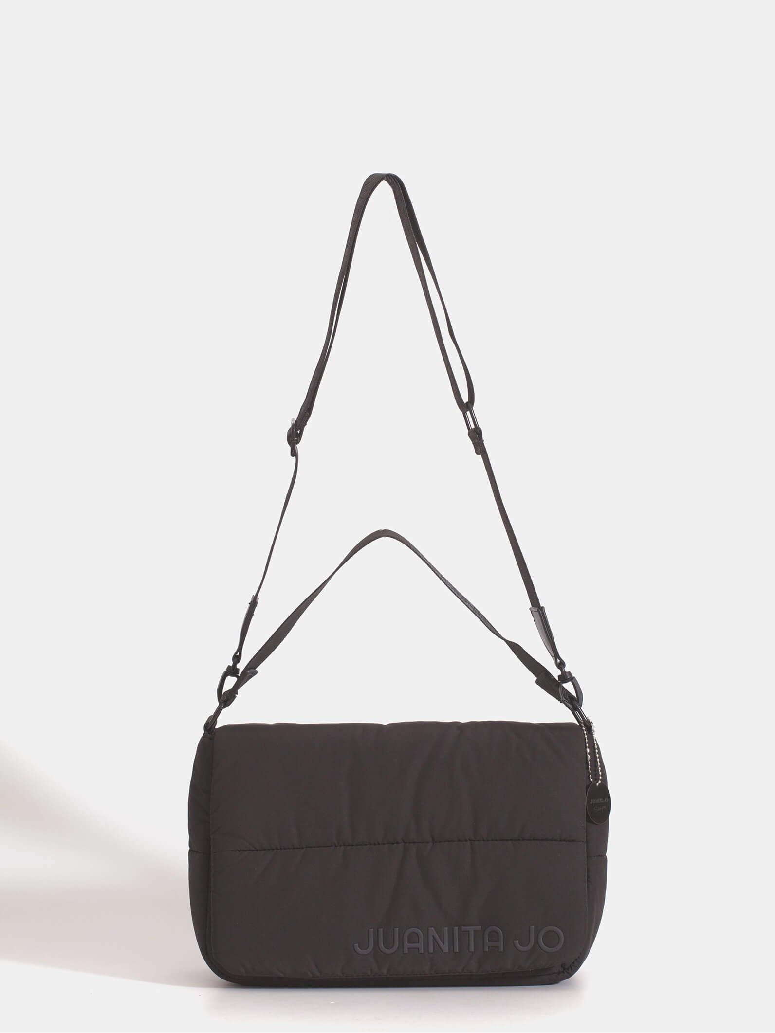 Bandolera negra puffer Caro