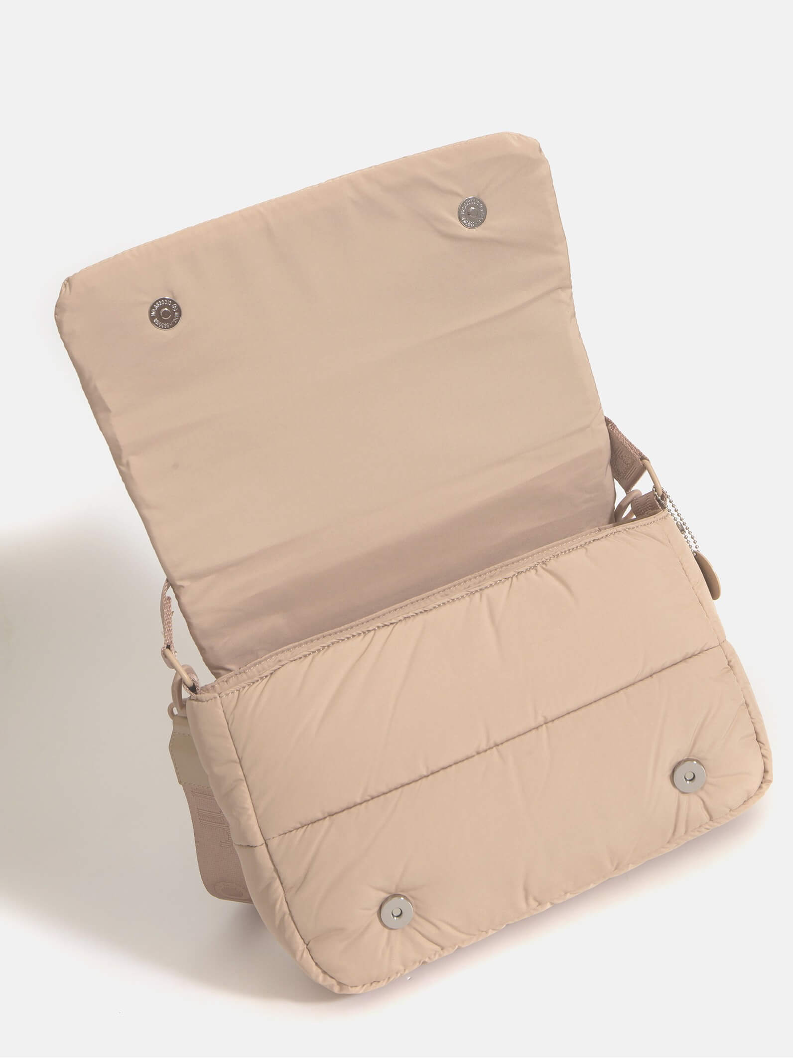 Bandolera puffer visón Caro