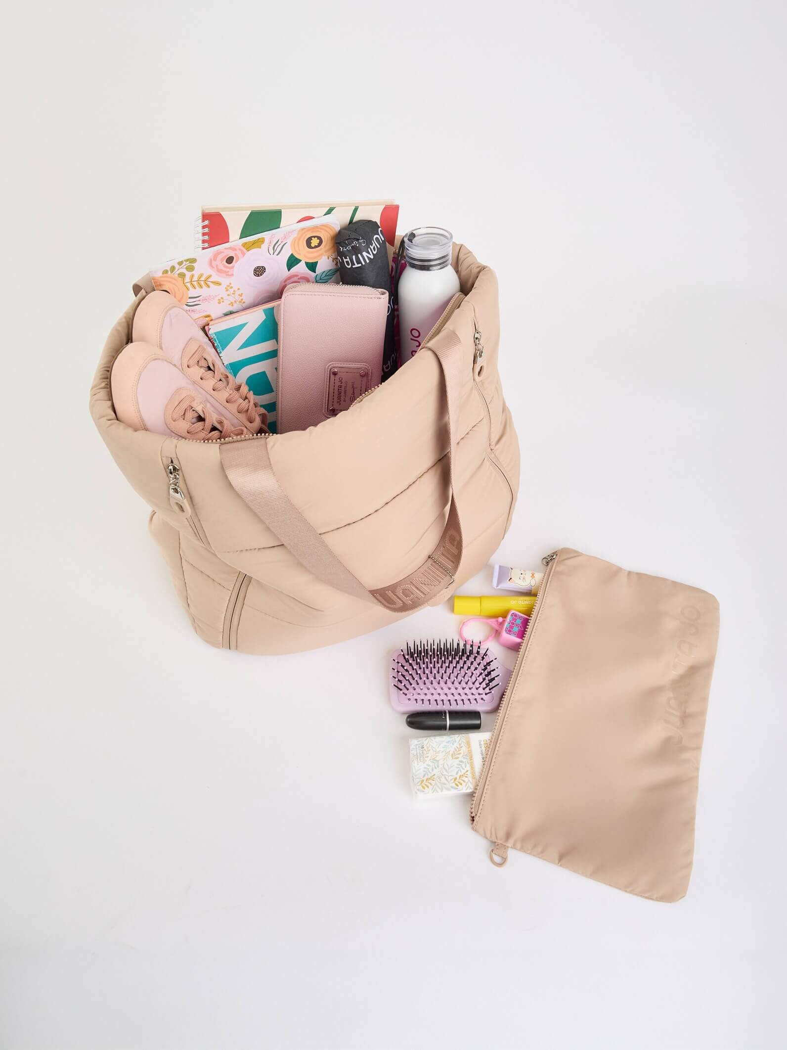 Cartera puffer visón Caro