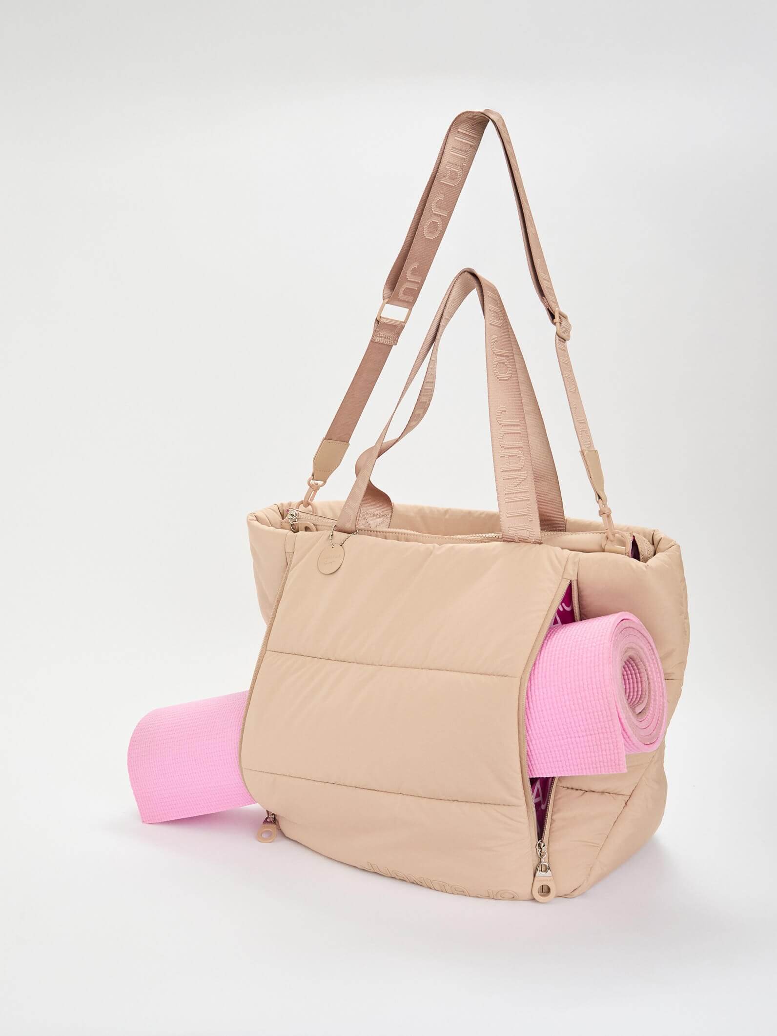 Cartera puffer visón Caro