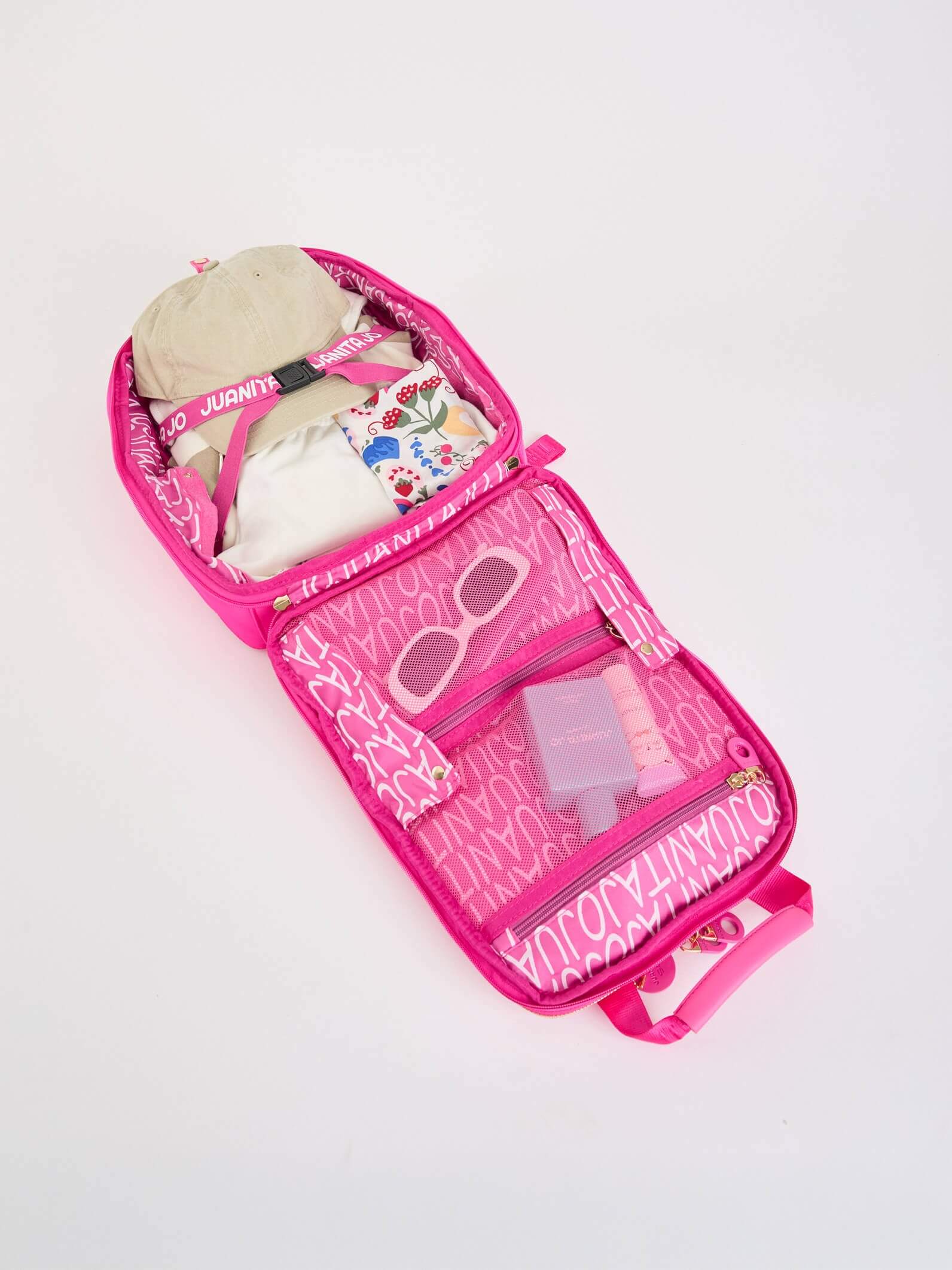 Mochila de viaje fucsia Trip