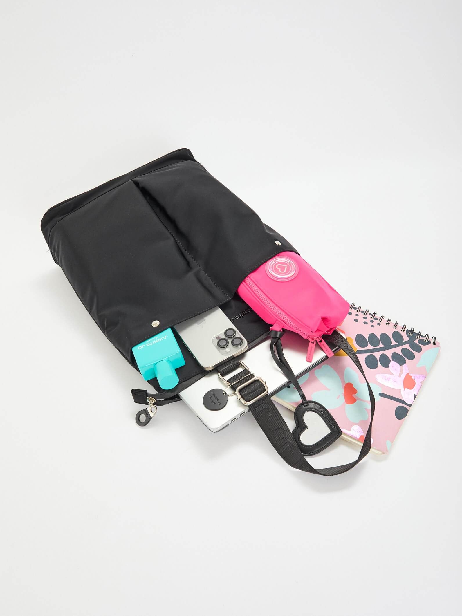 Tote bag negra para notebook de "14 Maia