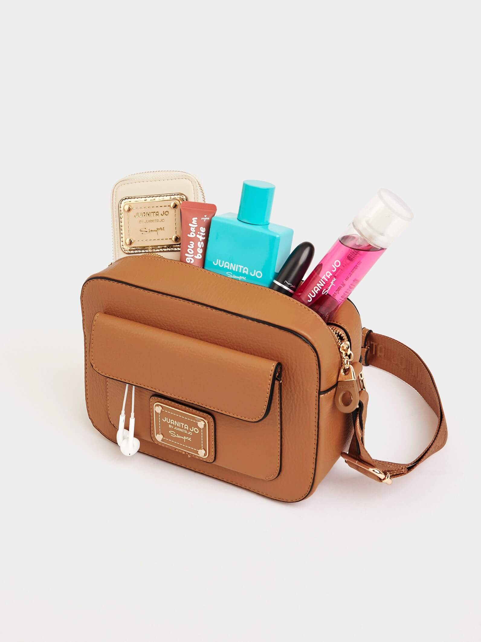 Bandolera camel Emma